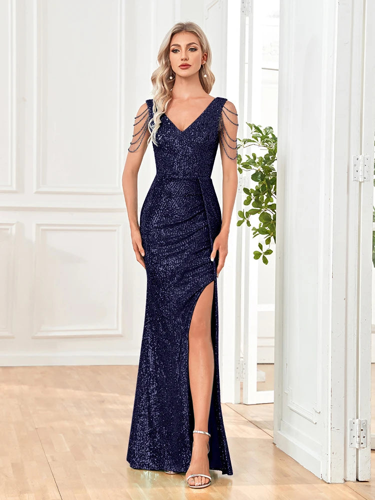 royal maxi dress
