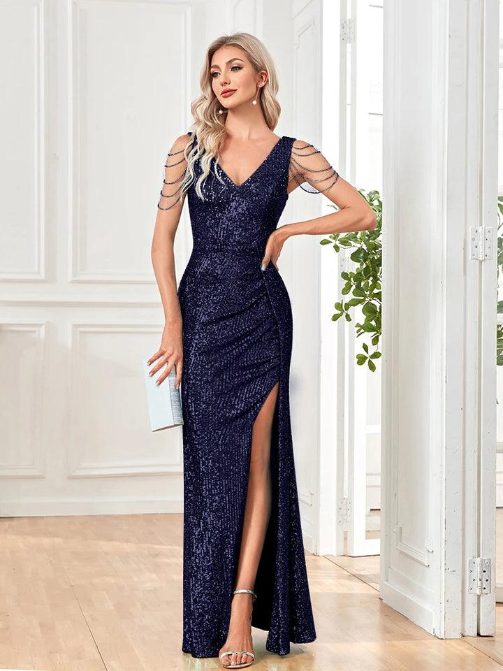 royal maxi dress