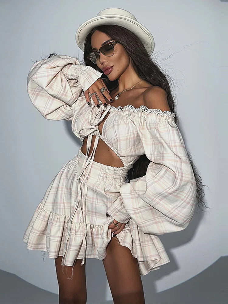 ann mini dress in ivory Ann Mini Dress in Ivory Majorelle