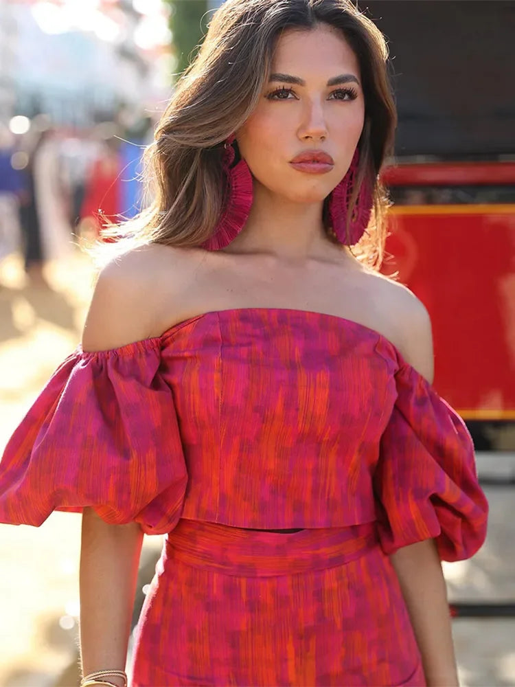 Dulce Two Piece Set: Upgrade Your Wardrobe Red / L