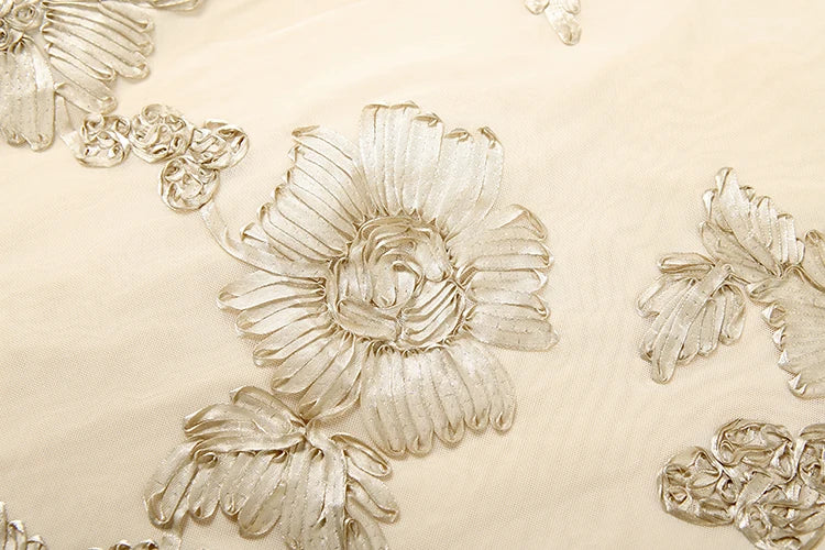 Decorative floral design on a beige background