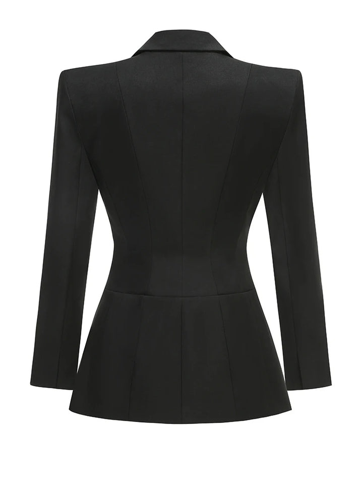 Black blazer on a white background